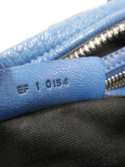 Pre-owned Givenchy Medium Pandora Shoulder Bag In Blue