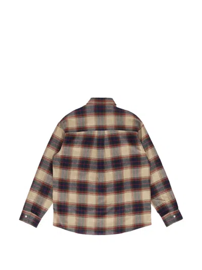 Dsquared2 Check-pattern Button-up Oversized Shirt In Multi