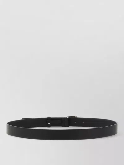 Fendi Men Black Ff Logo Buckle Belt