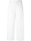 MSGM flared cropped trousers,DRYCLEANONLY