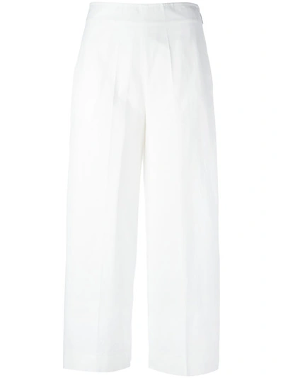 Msgm Flared Cropped Trousers