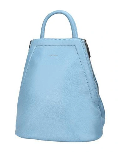 Shop Matt & Nat Backpack & Fanny Pack In Slate Blue