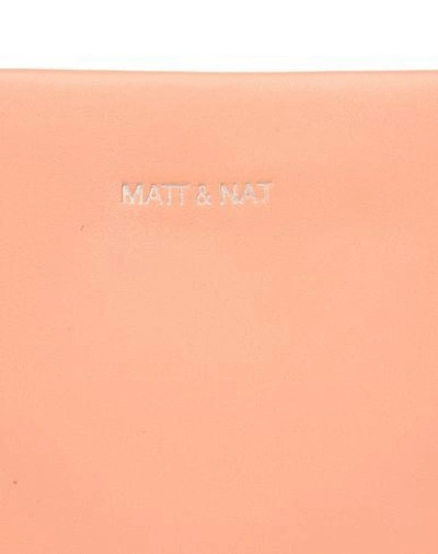 Shop Matt & Nat Handbags In Apricot