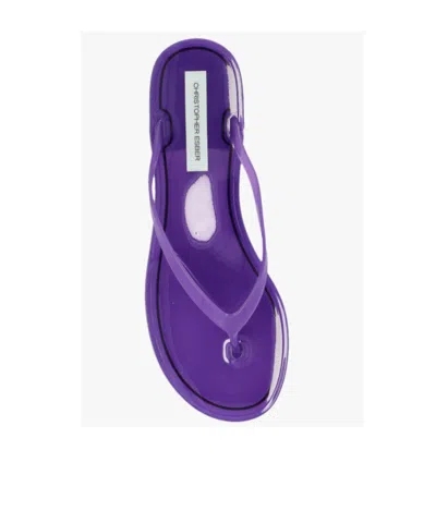 Christopher Esber Jo Rubber Flip-flops In Multi