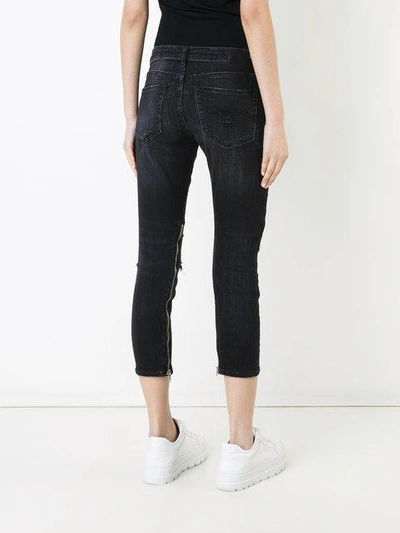 Shop R13 Cropped Distressed Jeans