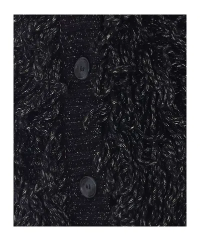 Liu •jo Soft Knit Jacket In Black
