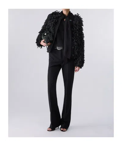 Liu •jo Soft Knit Jacket In Black