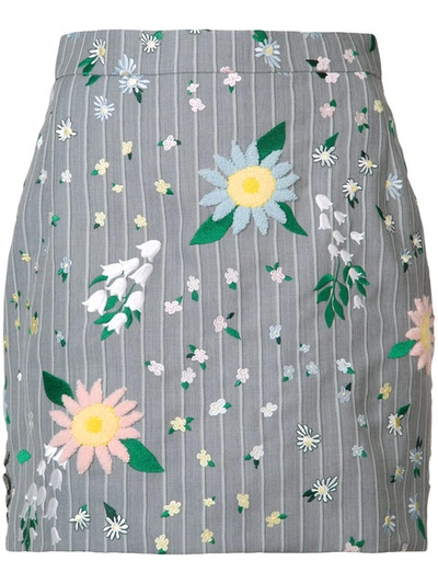 Thom Browne - Floral Mini Skirt