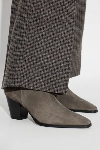 Aeyde Hedvig Pointed-heel Ankle Boots In Multi