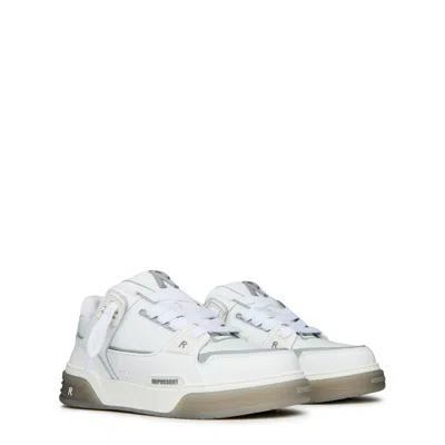 Represent Studio Leather Gradient Sole Sneakers In Multi