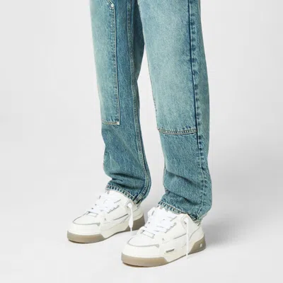 Represent Studio Leather Gradient Sole Sneakers In Multi