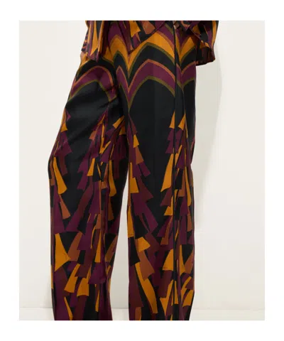 Pucci Baiadera Print Silk Pants In Multi