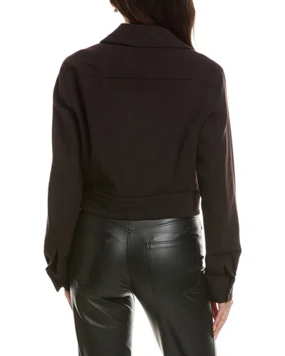 A.l.c . Blake Cropped Utility Jacket In Brown