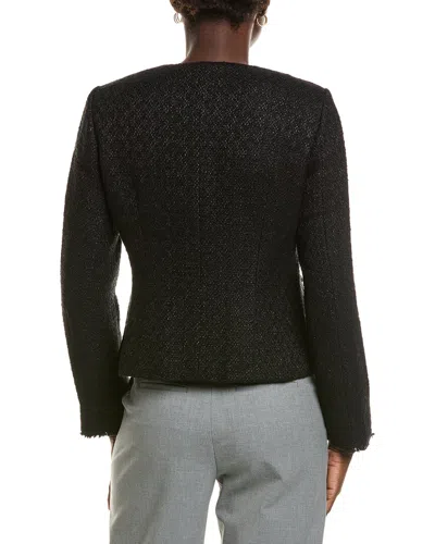 Marc Cain Wool-blend Jacket In Black