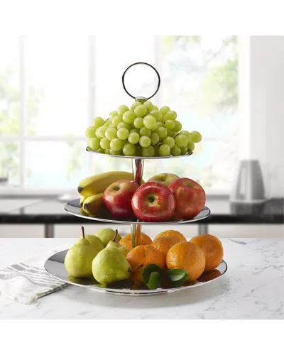 Mikasa Textured 3-tier Server In Gray