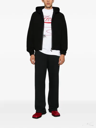 CONTRAST-STITCH HOODIE