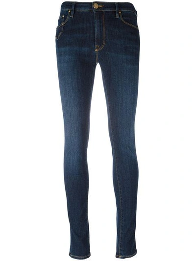 Shop Don't Cry Super Skinny Jeans - Blue