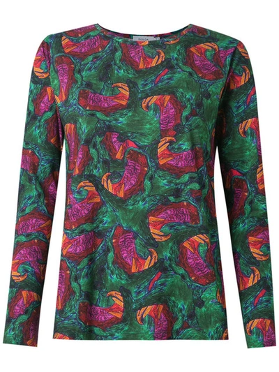 Isolda Abstract Print Blouse