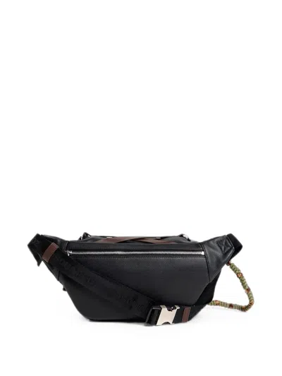 Dsquared2 D2 Upside Down Belt Bag In Black