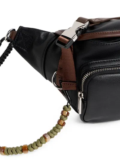 Dsquared2 D2 Upside Down Belt Bag In Black