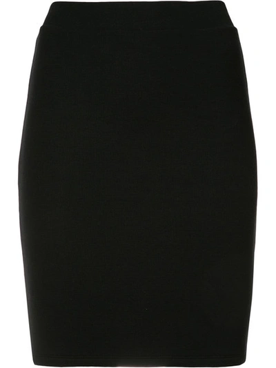 Atm Anthony Thomas Melillo Pull-on Knit Tube Skirt, Black