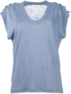 IRO lace-up T-shirt,HANDWASH