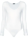 ATM ANTHONY THOMAS MELILLO v-neck bodysuit,HANDWASH