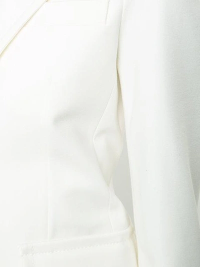 Shop Derek Lam Cara Single Button Blazer In White