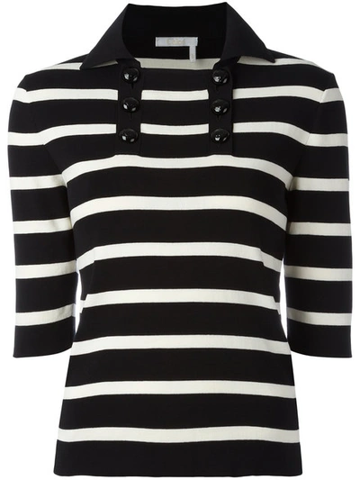 Chloé Striped Knitted Top