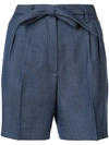 GABRIELA HEARST belted shorts,DRYCLEANONLY