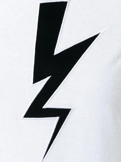 Shop Neil Barrett Lightning Bolt T-shirt