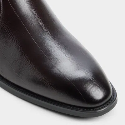 Aldo Chander Leather Boot In Brown