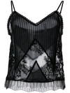 MCQ BY ALEXANDER MCQUEEN lace camisole top,DRYCLEANONLY