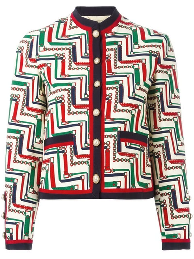Gucci Chainette Print Jacket - Multicolour
