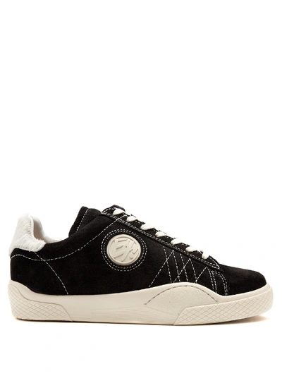 Eytys Wave Rough Low-top Suede Trainers In Black