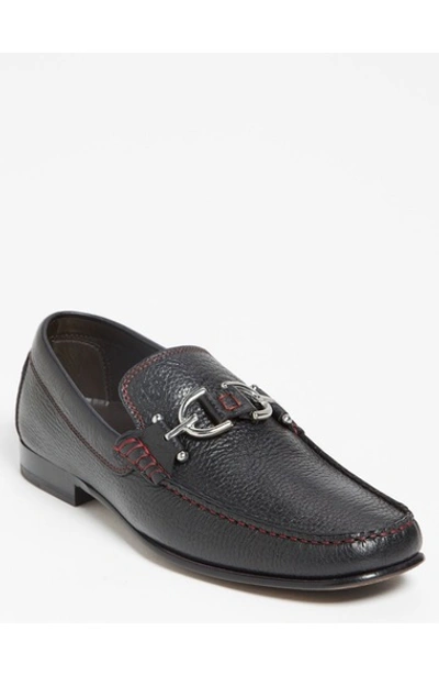 Shop Donald J Pliner 'dacio Ii' Loafer In Black/ Black Leather