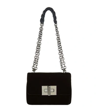 Shop Tom Ford Small Natalia Velvet Chain Shoulder Bag