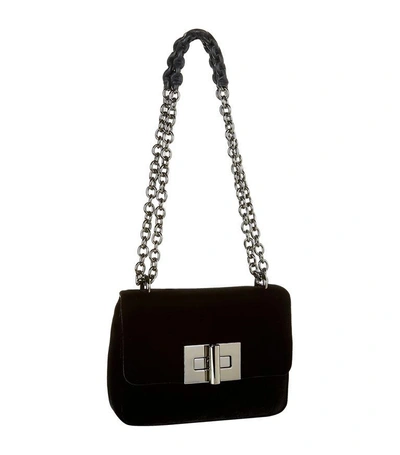 Shop Tom Ford Small Natalia Velvet Chain Shoulder Bag