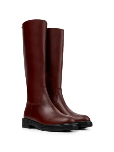 Camper Dean Leather Boots In Multi