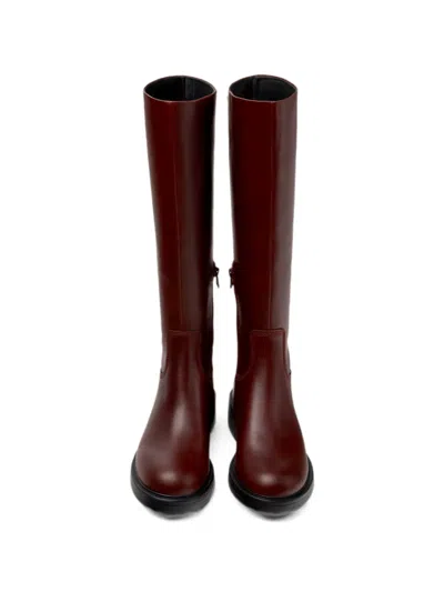 Camper Dean Leather Boots In Multi