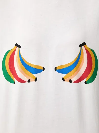 Never Fully Dressed Banana-print T-shirt In Multi