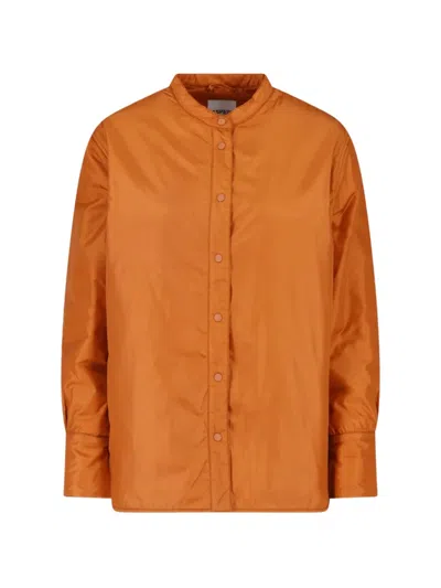 LONG-SLEEVE BUTTON-UP JACKET