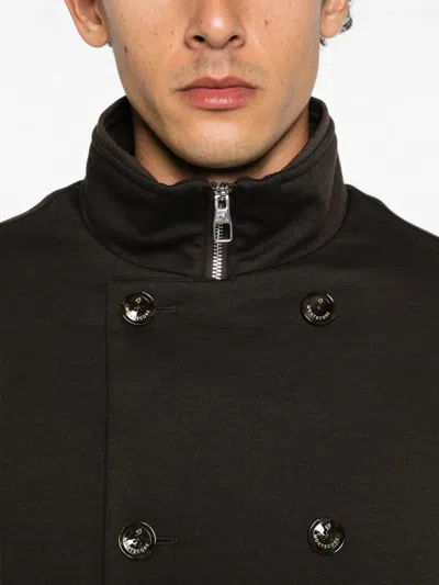 Montecore Double-breasted Jacket In Black