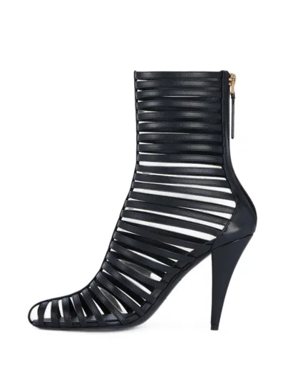 Givenchy Cage Ankle Boots In Leather In Multi