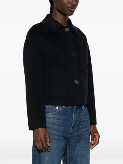 Arma Button-up Cropped Jacket In Black