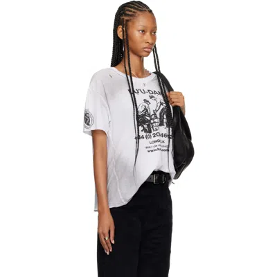Lu'u Dan White Thrash T-shirt In White