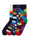 HAPPY SOCKS Mix pattern socks 4-pair gift box