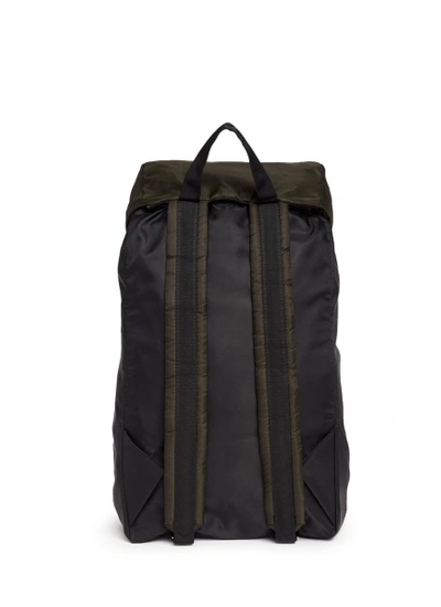 Shop Marni Colourblock Tech Fabric Backpack