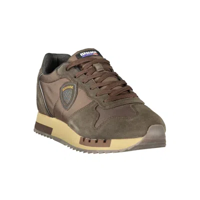 Blauer Brown Polyester Athletic Sneakers In Brown