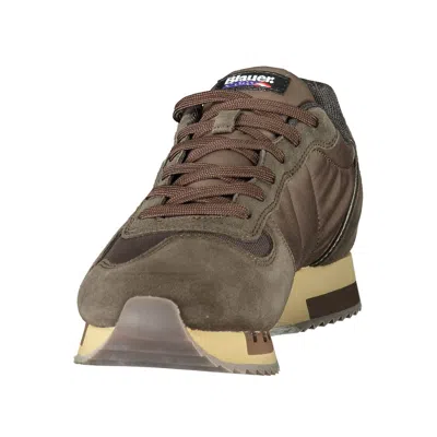 Blauer Brown Polyester Athletic Sneakers In Brown